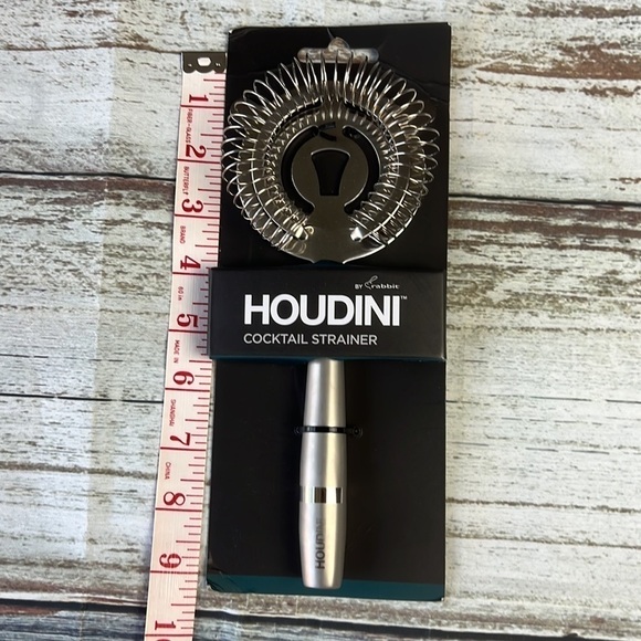 HOUDINI Cocktail Strainer Stainless Steel With a 3.5"W x 8.7"L in Size - Picture 7 of 8